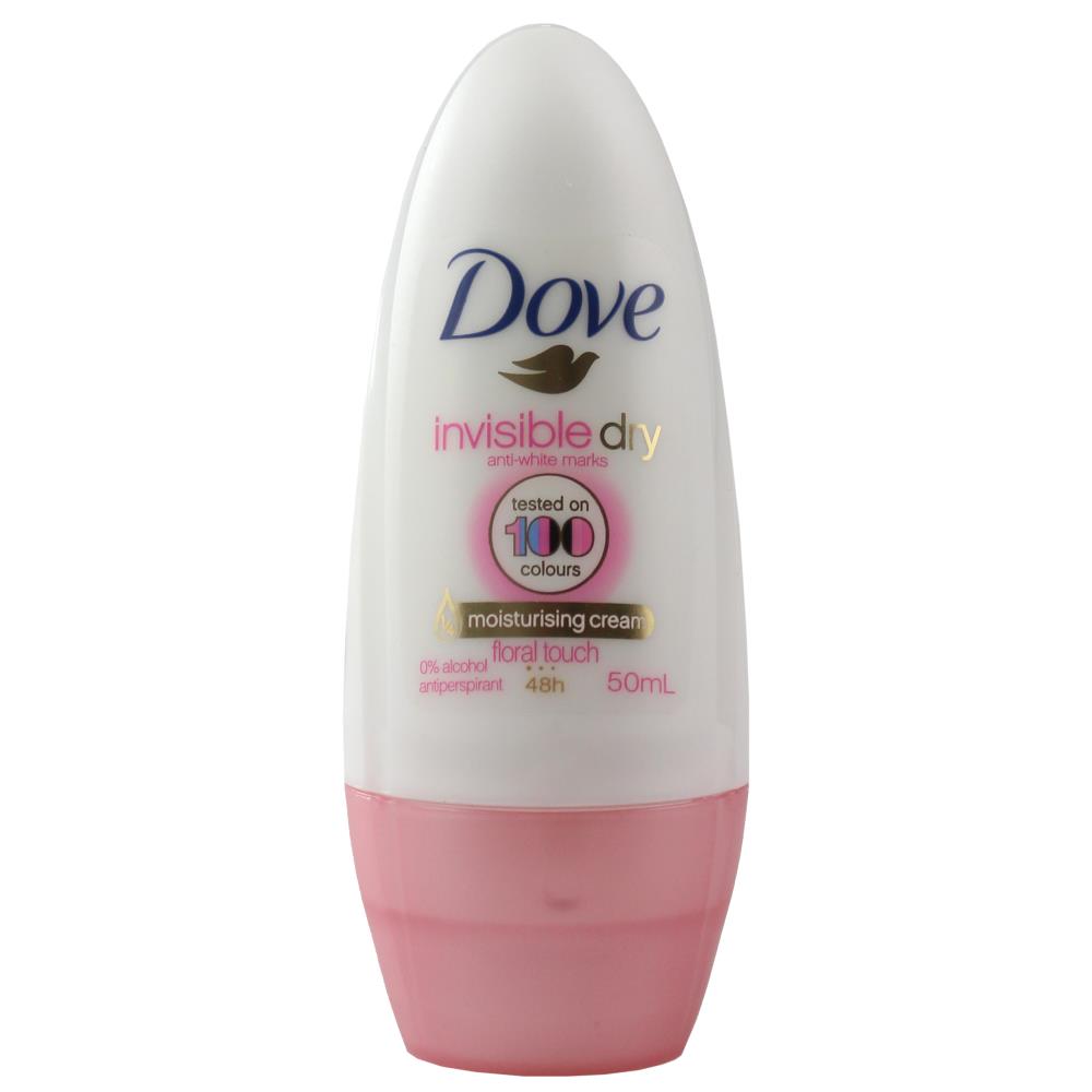 Dove 50Ml Deodorant Roll On Invisible Dry Floral Touch