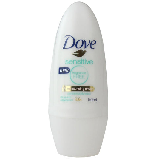 Dove 50Ml Deodorant Roll On Sensitive Moisturising Cream