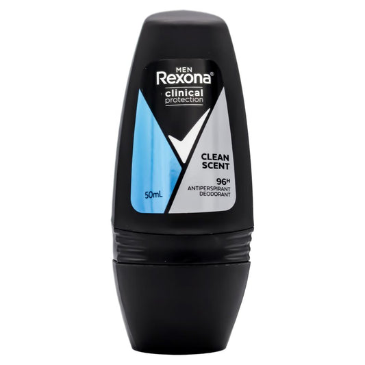 Rexona 50Ml Roll On Antiperspirant Deodorant Clean Scent