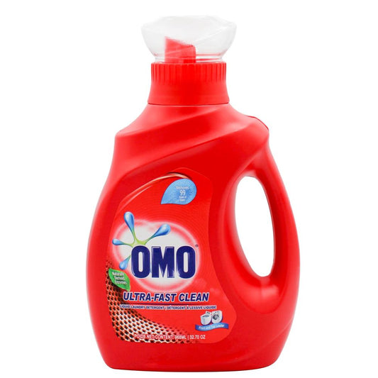 Omo 968Ml Laundry Liquid Detergent Ultra Fast Clean