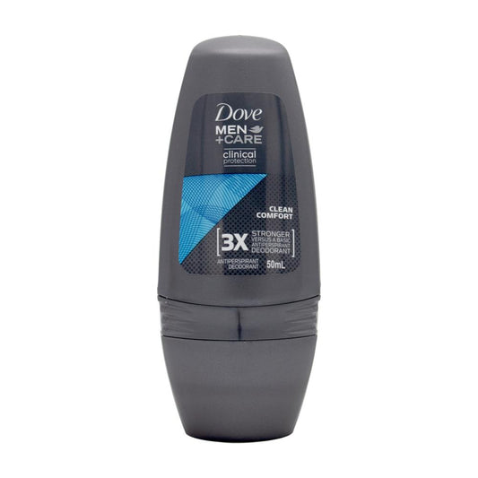 Dove 50Ml Men + Care Deodorant Clinical Protection Roll On Clean Comfort