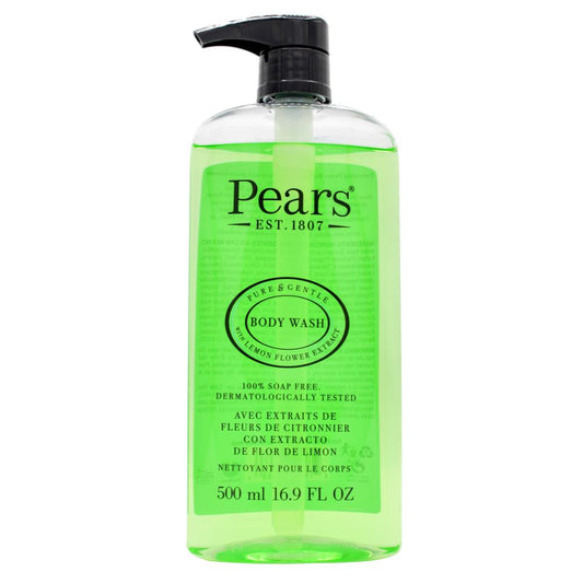 Pears 500Ml Body Wash Pure & Gentle With Lemon Flower Extract