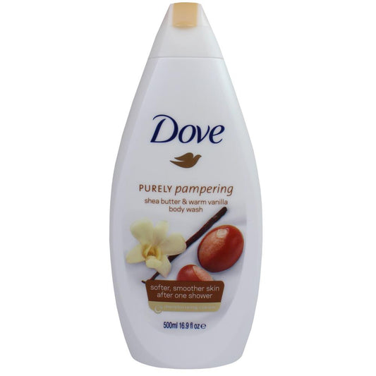 Dove 500Ml Body Wash Shea Butter & Warm Vanilla Purely Pampering