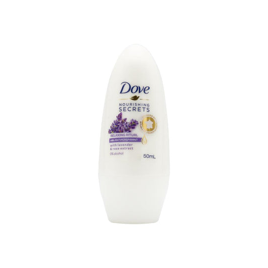 Dove 50Ml Roll On Deodorant With Lavender & Rose Extract