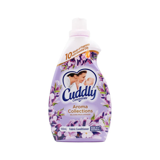 Cuddly 900Ml Fabric Conditioner Aroma Collections Relaxing Wild Lavender