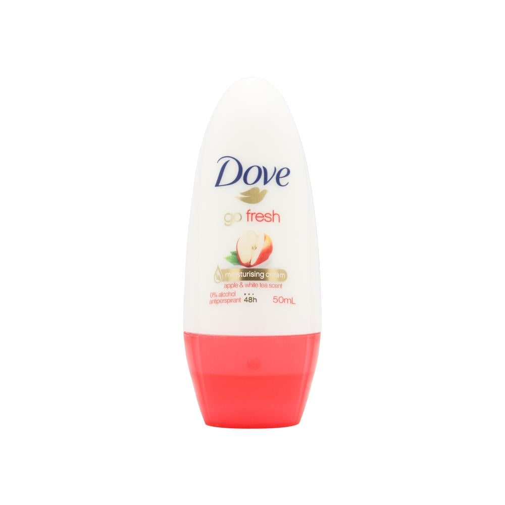 Dove 50Ml Roll On Deodorant Apple & White Tea Scent