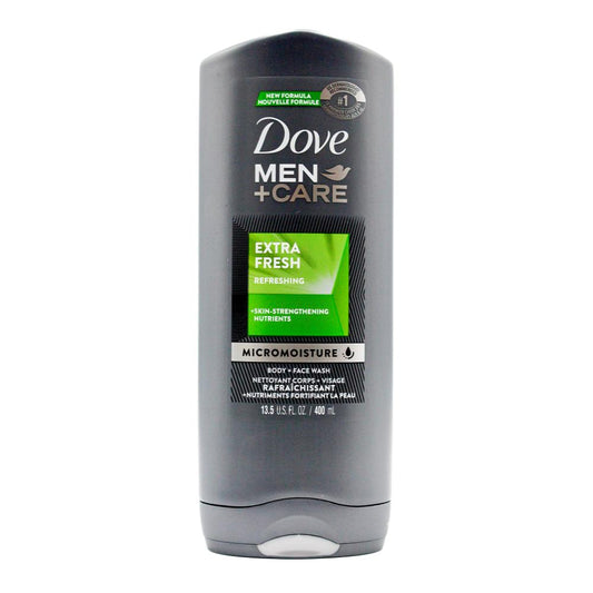 Dove 400Ml Men+Care Body And Face Wash Extra Fresh Refreshing