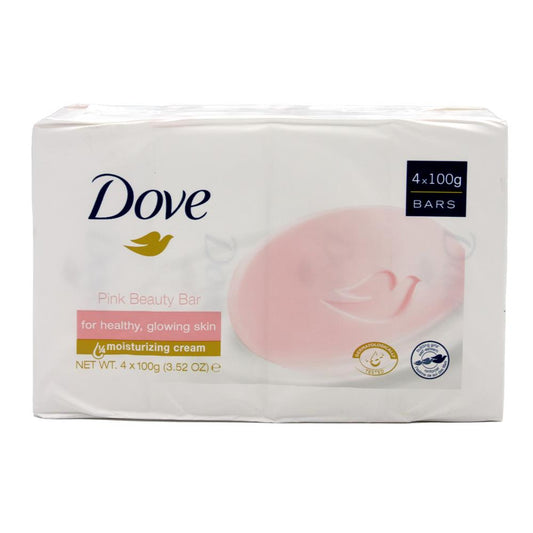 Dove Pk4 X 100G Pink Beauty Soap Bars
