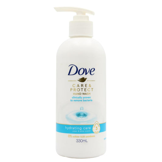 Dove 330Ml Care & Protect Hand Wash Hydrating Care Pear & Aloe Scent