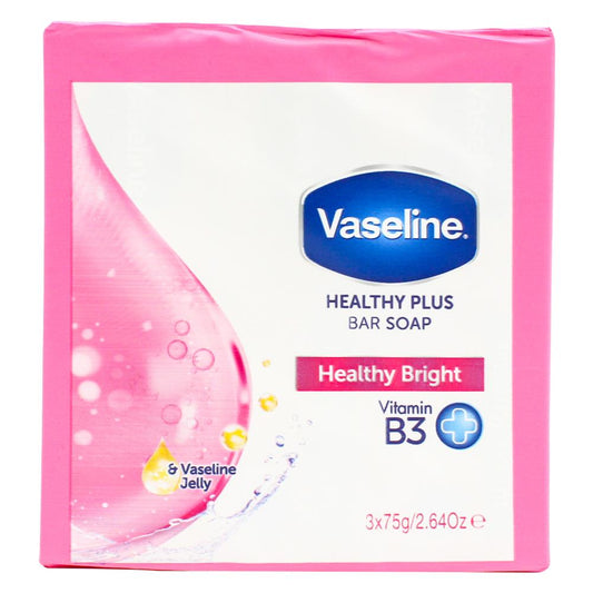 Vaseline Pk3 X 75G Soap Bar Healthy Bright