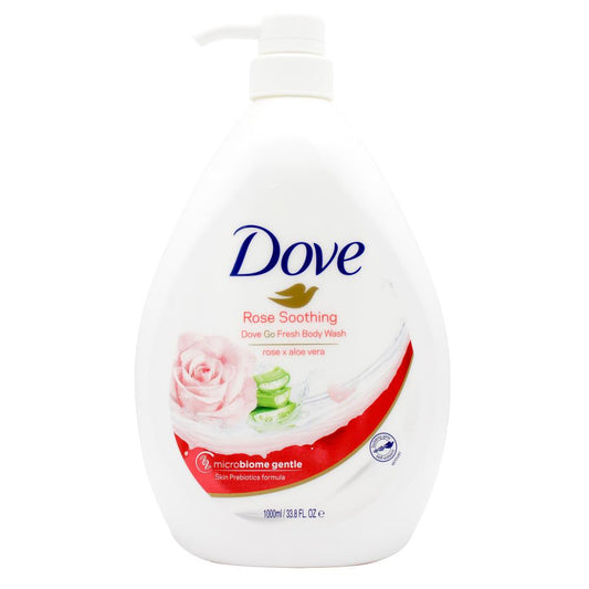 Dove 1000Ml Body Wash Rose Soothing