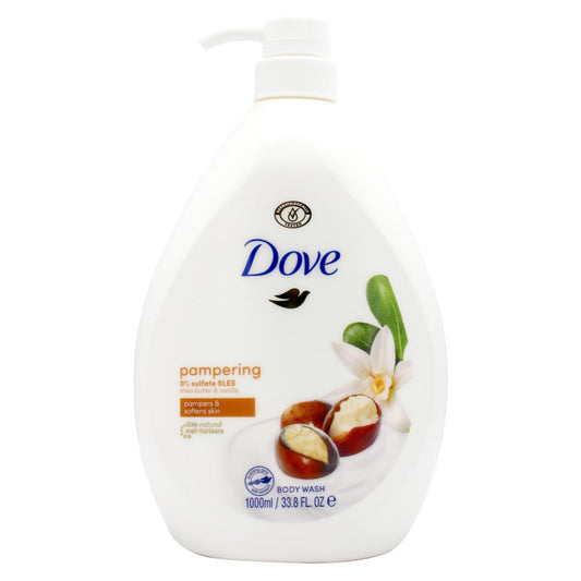 Dove 1000Ml Body Wash Pampering Shea Butter & Vanilla