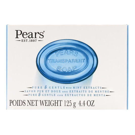 Pears 125G Soap Bar Pure & Gentle With Mint Extracts
