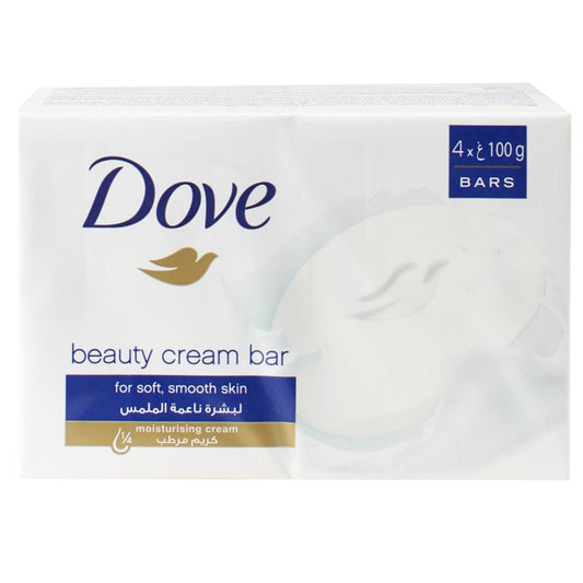 Dove Pk4 X 100G Beauty Cream Soap Bars