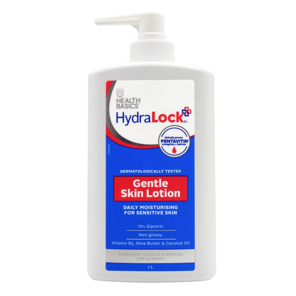 Health Basics 1L Hydra Lock Gentle Skin Lotion Pump