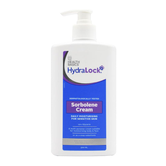 Health Basics 500Ml Hydralock Sorbolene Cream Pump