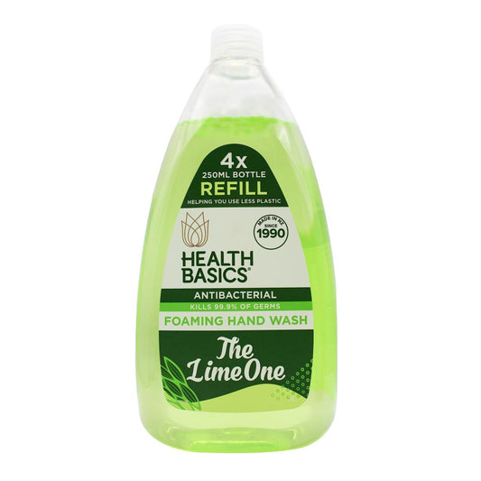 Health Basics 1L Foaming Hand Wash Refill The Lime One
