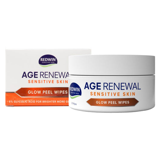Redwin Pk25 Glow Peel Wipes Age Renewal Sensitive Skin