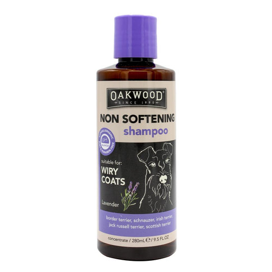 Oakwood 280Ml Non Softening Dog Shampoo For Wiry Coats Lavender