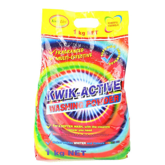 Kwik Active 1Kg Bag Washing Powder