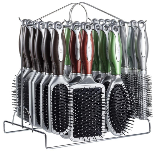 Indulge Hair Brushes With Stand Assorted