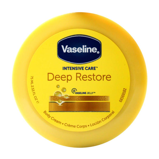 Vaseline 75Ml Body Cream Intensive Cream Deep Restore