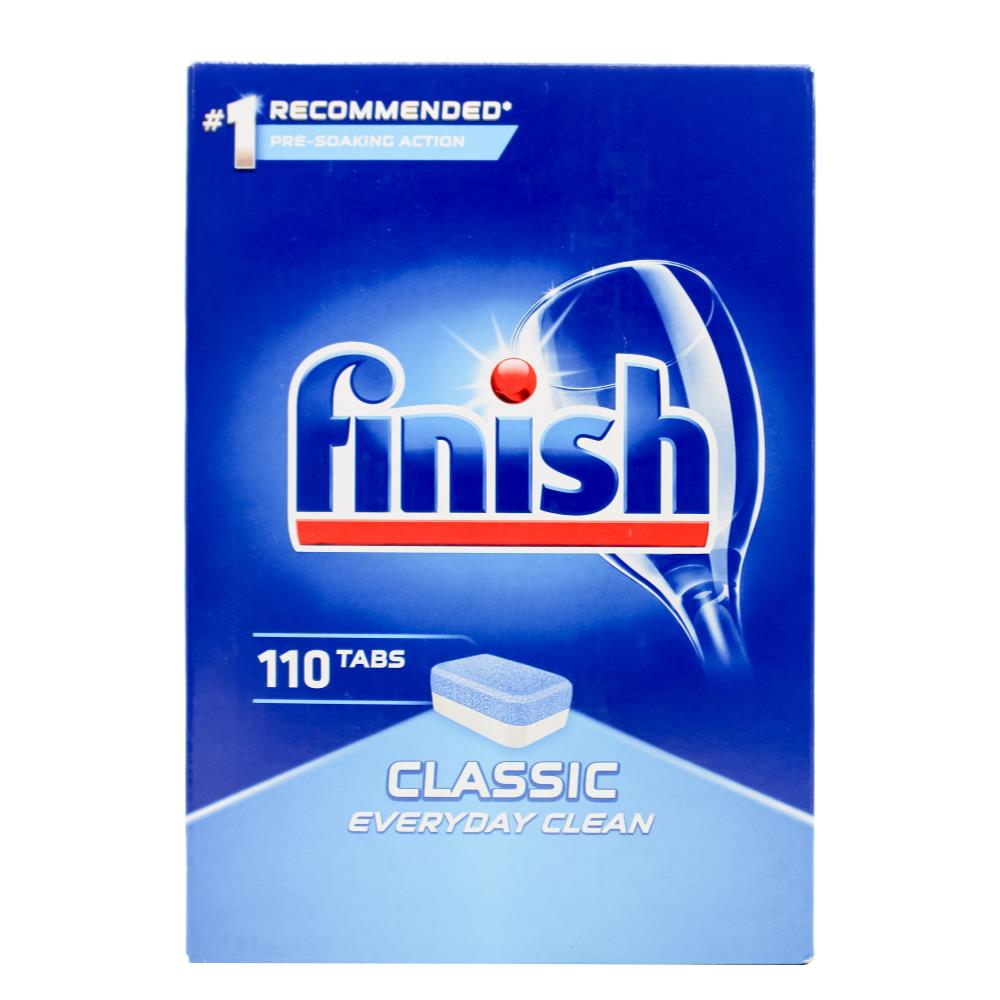 Finish Pk110 Dishwashing Tablets Classic Everyday Clean