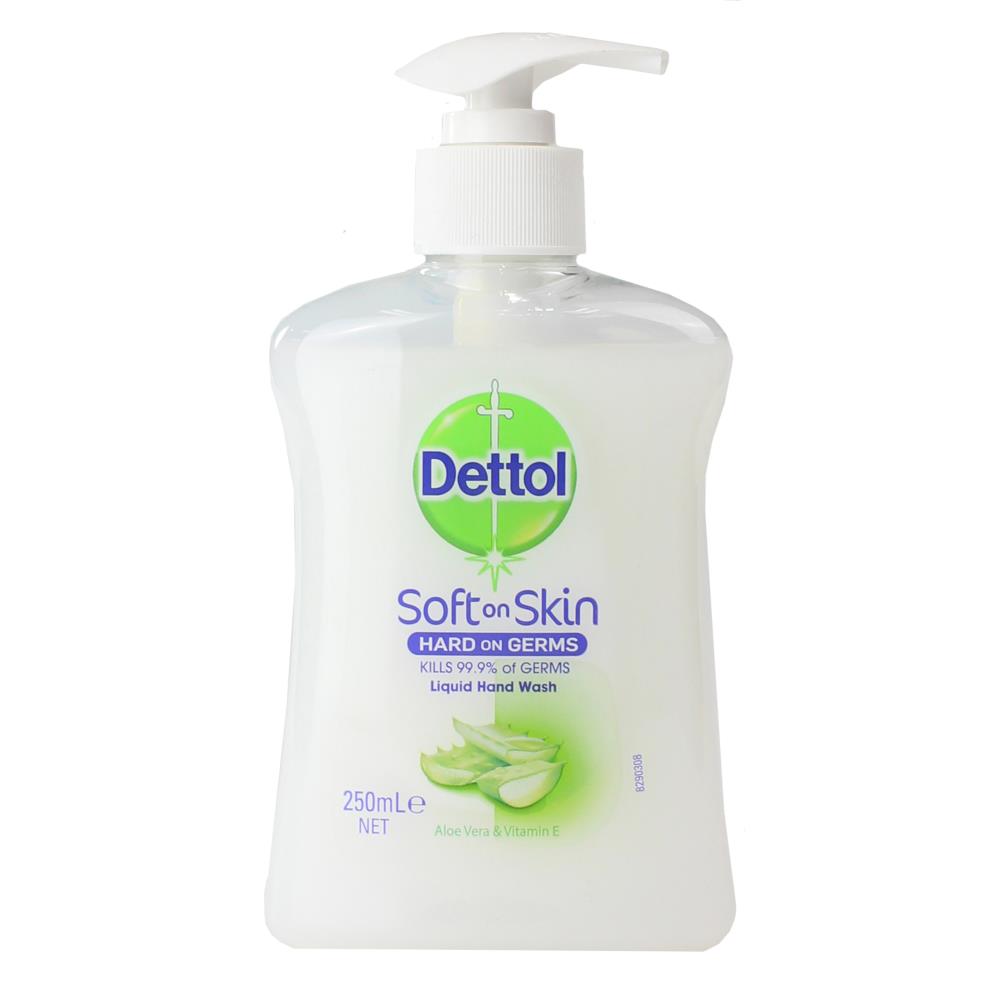Dettol 250Ml Soft On Skin Liquid Hand Wash Aloe Vera