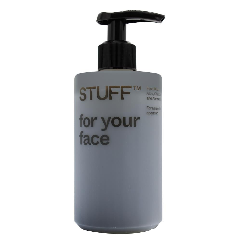 Stuff 240Ml Face Wash For Your Face Aloe Charcoal And Almond Oil