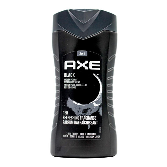 Axe 250Ml 3In1 Body + Face + Hair Wash Black