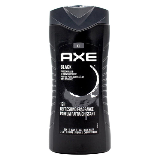 Axe 400Ml 3 In 1 Body + Face + Hair Wash Black