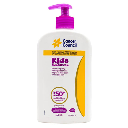 Cancer Council 500Ml Kids Sunscreen Spf 50+