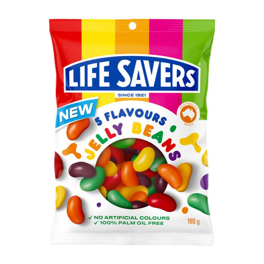 Lifesavers 180G Jelly Beans 5 Flavours