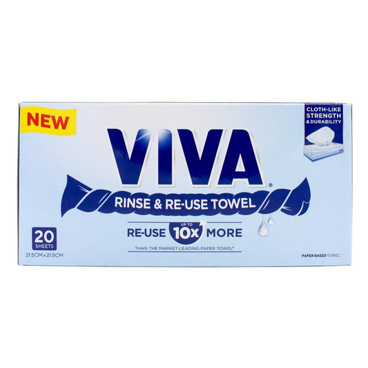 Viva Pk20 Rinse & Reuse Paper Towel