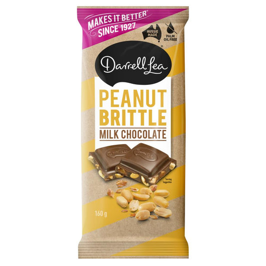 Darrell Lea 160G Peanut Brittle Milk Chocolate